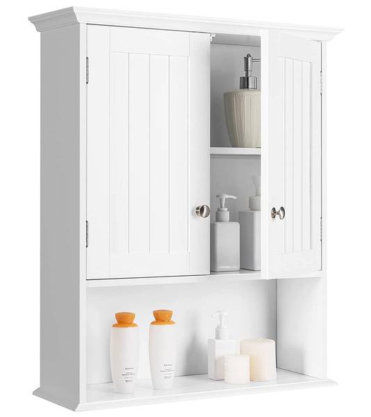 Wandschrank Hängeschrank Weiß - Holzwerkstoff - 19 x 71 x 60 cm