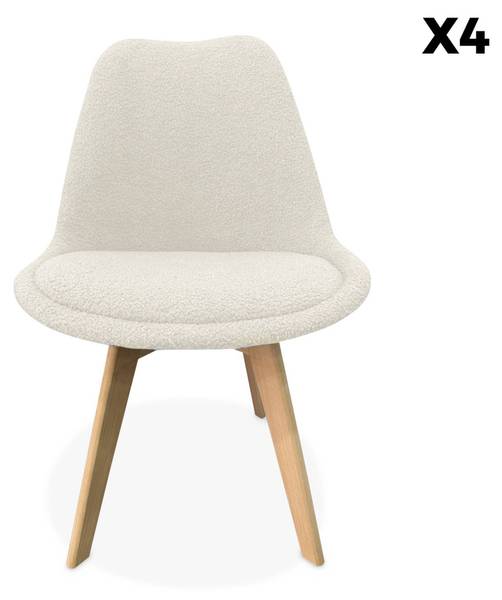 Stuhl Nils 4er Set Weiß