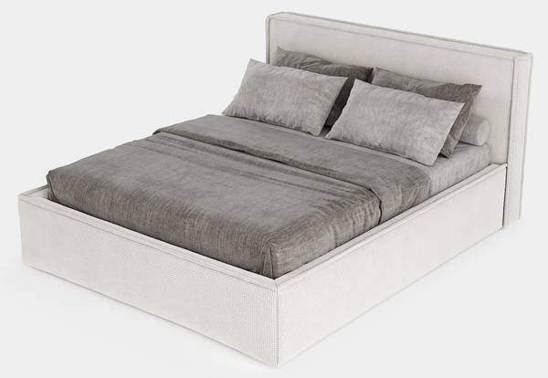 Polsterbett Sato mit Stauraum 180x200Bon Creme - Liegefläche Breite: 180 cm