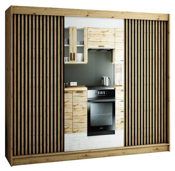 Schiebetürenschrank LAMELO Breite: 250 cm
