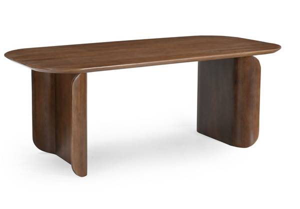 Esstisch DUMAI Braun - Holz teilmassiv - 200 x 76 x 90 cm