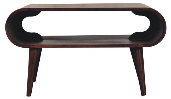 Salontafel Amaya bruin - mango - 80 x 44 x 50 cm