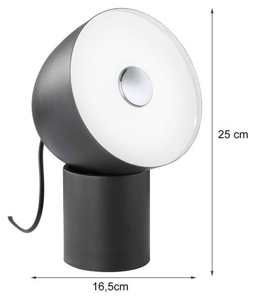 LED-Tischleuchte Lee Eisen - 1-flammig