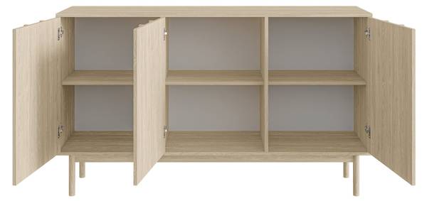 Commode NEKSTO Marron - Mélamine - 150 x 87 x 40 cm