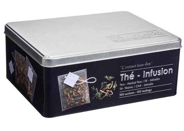 Teebox 100 Beutel BLACK EDITION Schwarz