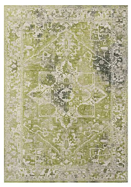 Teppich Tabriz, Drinnen/Draußen waschbar Grün - 140 x 200 cm
