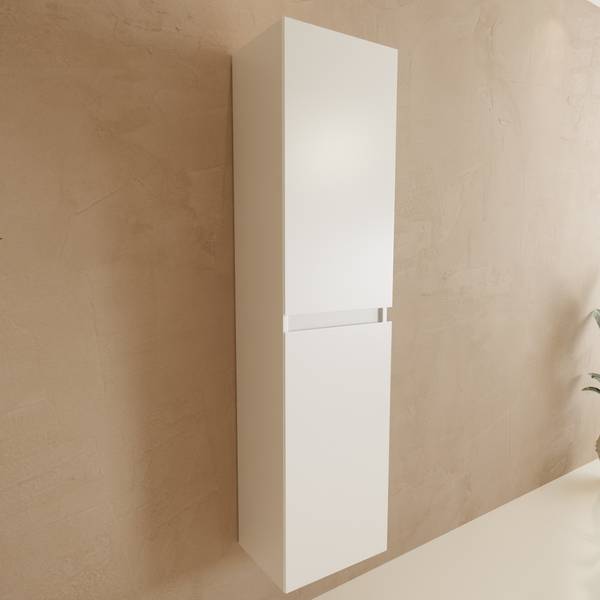 Badezimmerset Verona 3-Teilig Hochglanz Weiß - Breite: 60 cm