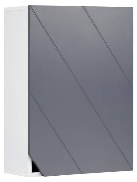 Hängeschrank ROCCO Grau - Weiß - Holzwerkstoff - 43 x 60 x 20 cm