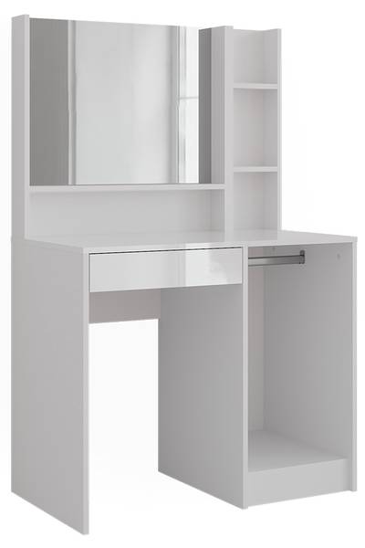 Schminktisch Sherry 57694 2er Set Weiß - Holzwerkstoff - 90 x 141 x 51 cm