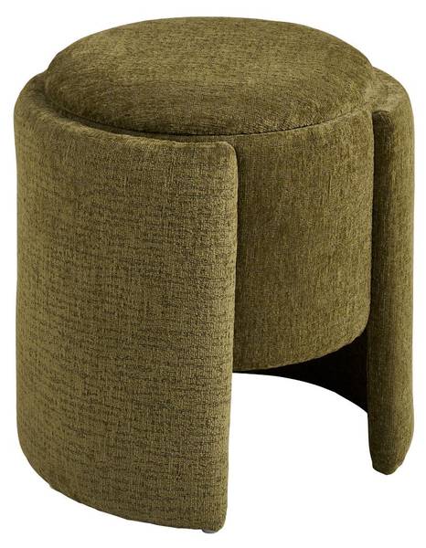 Pouf Folva Grün - Textil - 42 x 44 x 42 cm