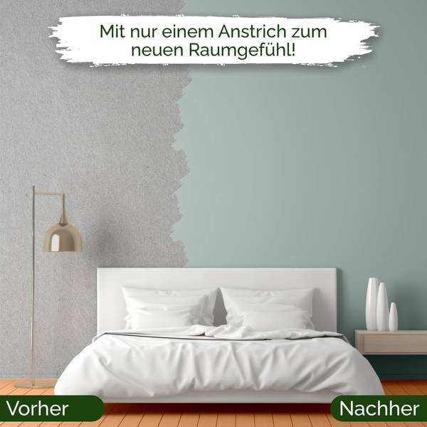 Wandfarbe   Unique Eucalyptus Grau - Harz - 21 x 18 x 39 cm