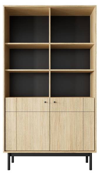 Bücherregal JAPANDIES Braun - Melamin - 104 x 185 x 39 cm