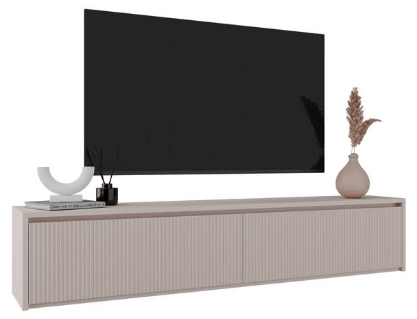 TV-Lowboard VEMMI Grau - Melamin - 180 x 36 x 32 cm