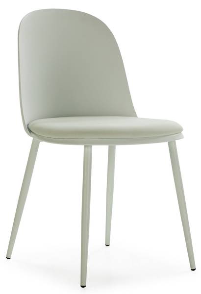 Packung mit Esstisch + 4 Stühlen Kana Grün - Holzwerkstoff - 80 x 74 x 80 cm
