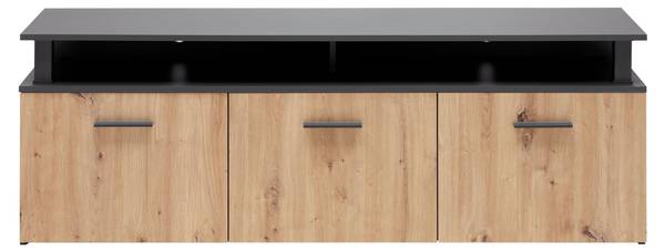 Lowboard MONTANA Braun - Grau - Holzwerkstoff - 160 x 56 x 38 cm
