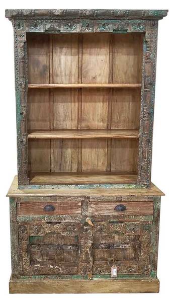 Bücherregal 4523293885 Braun - Massivholz - 112 x 205 x 43 cm