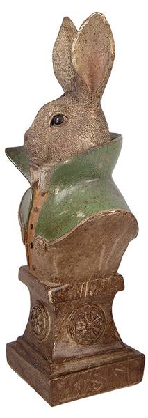Dekorationsfigur Kaninchen 90304 Gold - Kunststoff - 8 x 26 x 12 cm