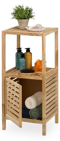 Étagère de salle de bain Marron - Bois manufacturé - 40 x 86 x 36 cm