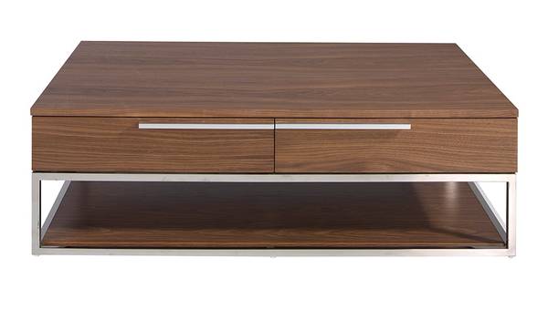 Couchtisch 2114 Braun - Holzwerkstoff - Holz teilmassiv - 120 x 37 x 70 cm