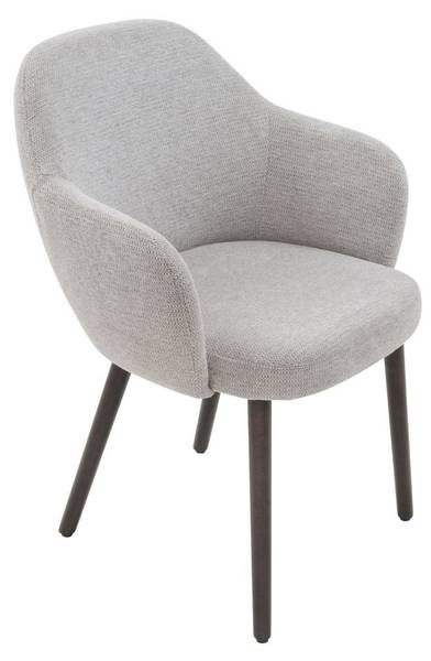Bridge Sessel ERNEST 2er Set Grau - Hellgrau