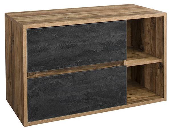 Schrank unter waschbecken HAMPTON CUW10 Beige - Melamin - 100 x 60 x 46 cm