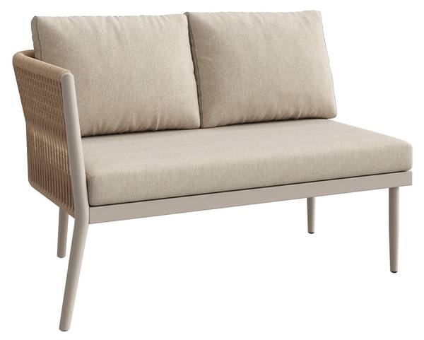 Gartenlounge-Set Gaia Ⅱ（6-tlg） Beige