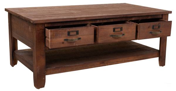 Couchtisch Beget Braun - Holzwerkstoff - 120 x 48 x 66 cm