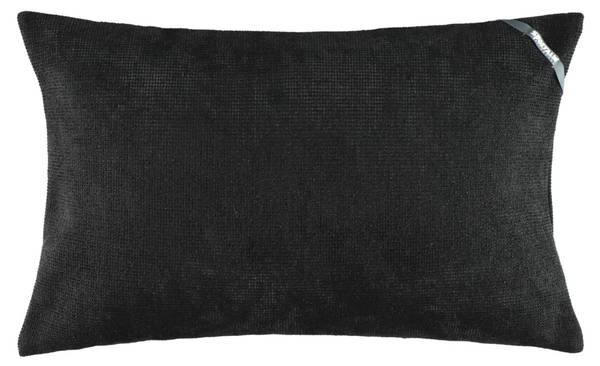 Zierkissenhülle DAHEIM Schwarz