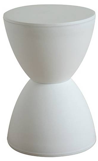 Hocker BD3043B Weiß - Kunststoff - 30 x 43 x 30 cm