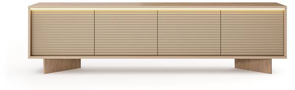 TV-Schrank Lido I Braun - Holzwerkstoff - 204 x 55 x 40 cm