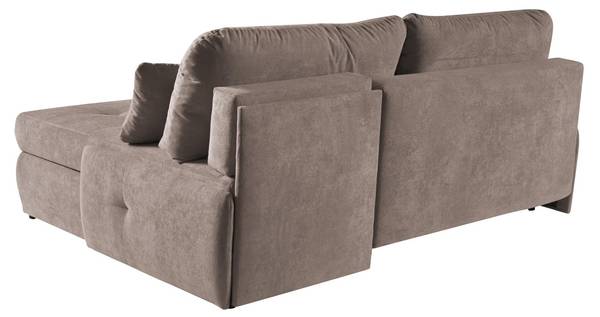 Ecksofa THIN Braun