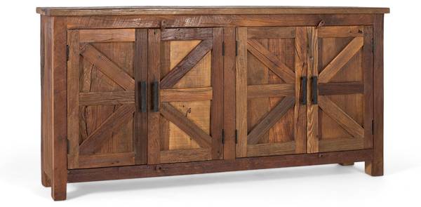 Sideboard 2139 Braun - Massivholz - 180 x 90 x 40 cm