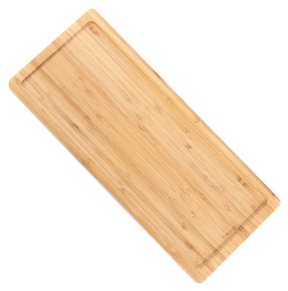 Serviertablett BAMBOU Beige - Bambus - 17 x 2 x 40 cm