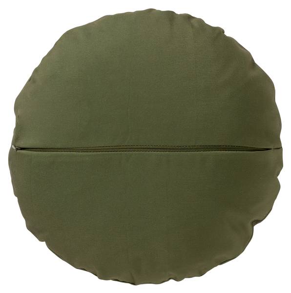 SOL - Outdoorkissen Ø40 cm - wasserabwei Grün - Polyester - 40 x 10 x 40 cm