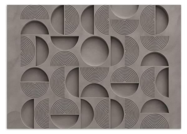 Fototapete Moderne 3D Formen 100 x 70 cm