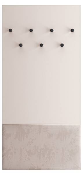 Wandgarderobe DIOCE Grau - Melamin - 69 x 143 x 3 cm