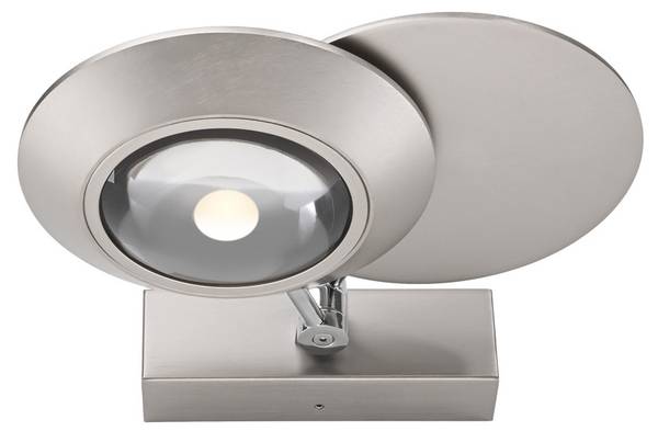 LED Wandlampe PURE Oculis Silber
