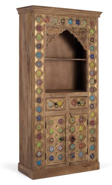Möbel 2178 Marron - Bois massif - 90 x 180 x 40 cm