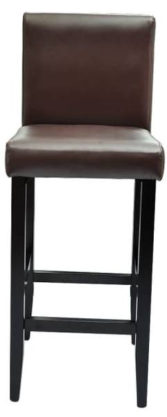 Barshocker 4er Set D7325 Braun - Holz teilmassiv - 45 x 108 x 41 cm