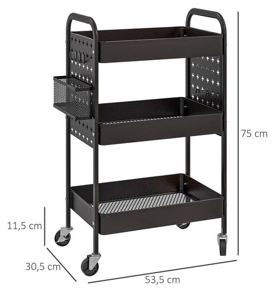 Küchenwagen 850-290V00BK Schwarz