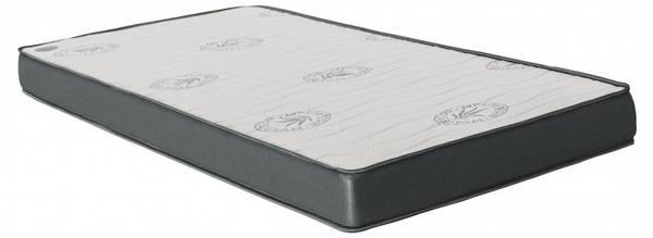 Matratze Col Weiß - Baumwollstoff - Viskose - 90 x 20 x 190 cm