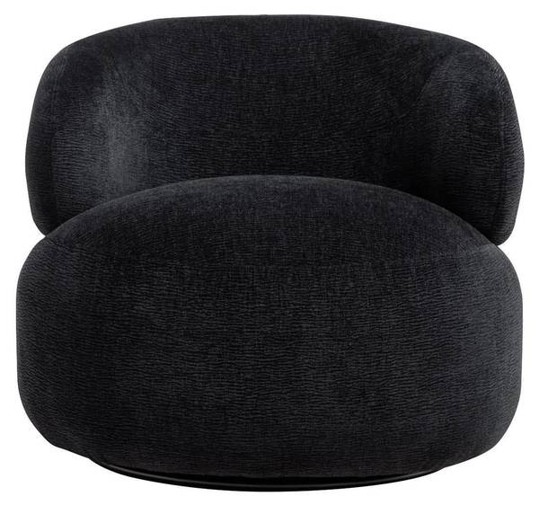Drehsessel Max Anthrazit - Flachgewebe - Polyester