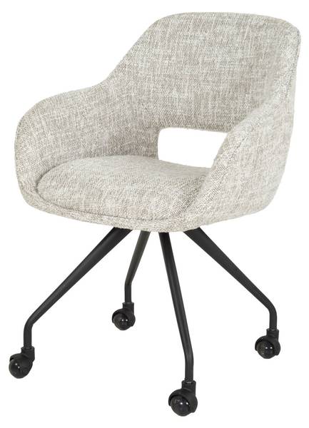 Esszimmerstühle EAGLE 2er-Set Weiß - Textil - 60 x 84 x 62 cm
