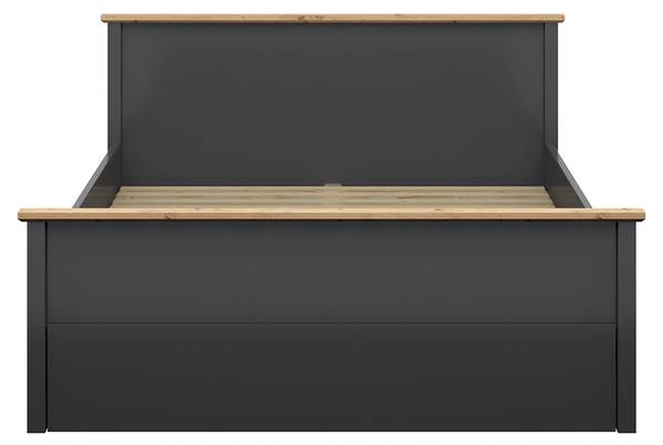 Bett Duck Grau - Holzwerkstoff - 174 x 95 x 210 cm