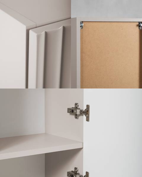 Midischrank Ebro Kaschmir - Silber