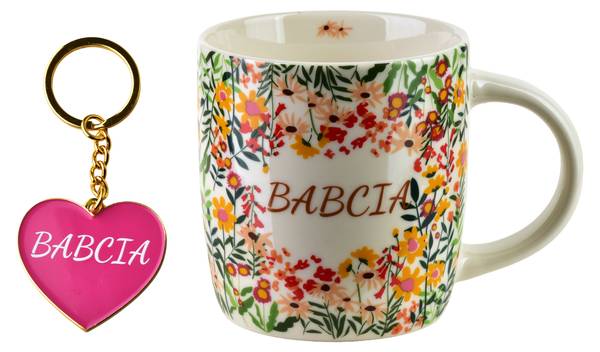 Tasse BABCIA Fine Bone China - Porzellan - 14 x 9 x 9 cm