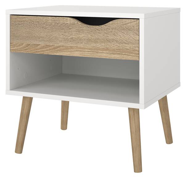 Kast Oslo wit - plaatmateriaal op houtbasis - 51 x 50 x 39 cm