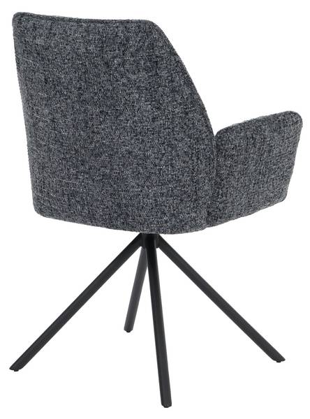 Esszimmerstuhl G67 (6er-Set) Schwarz - Dunkelgrau