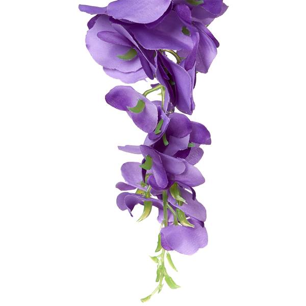 Kunstpflanze WISTERIA TREE Grün - Violett - Kunststoff - 70 x 150 x 70 cm