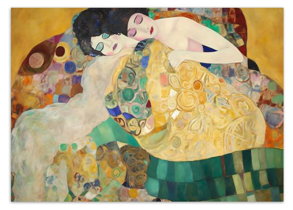 Papier peint, Vierge - G. Klimt 400 x 280 cm